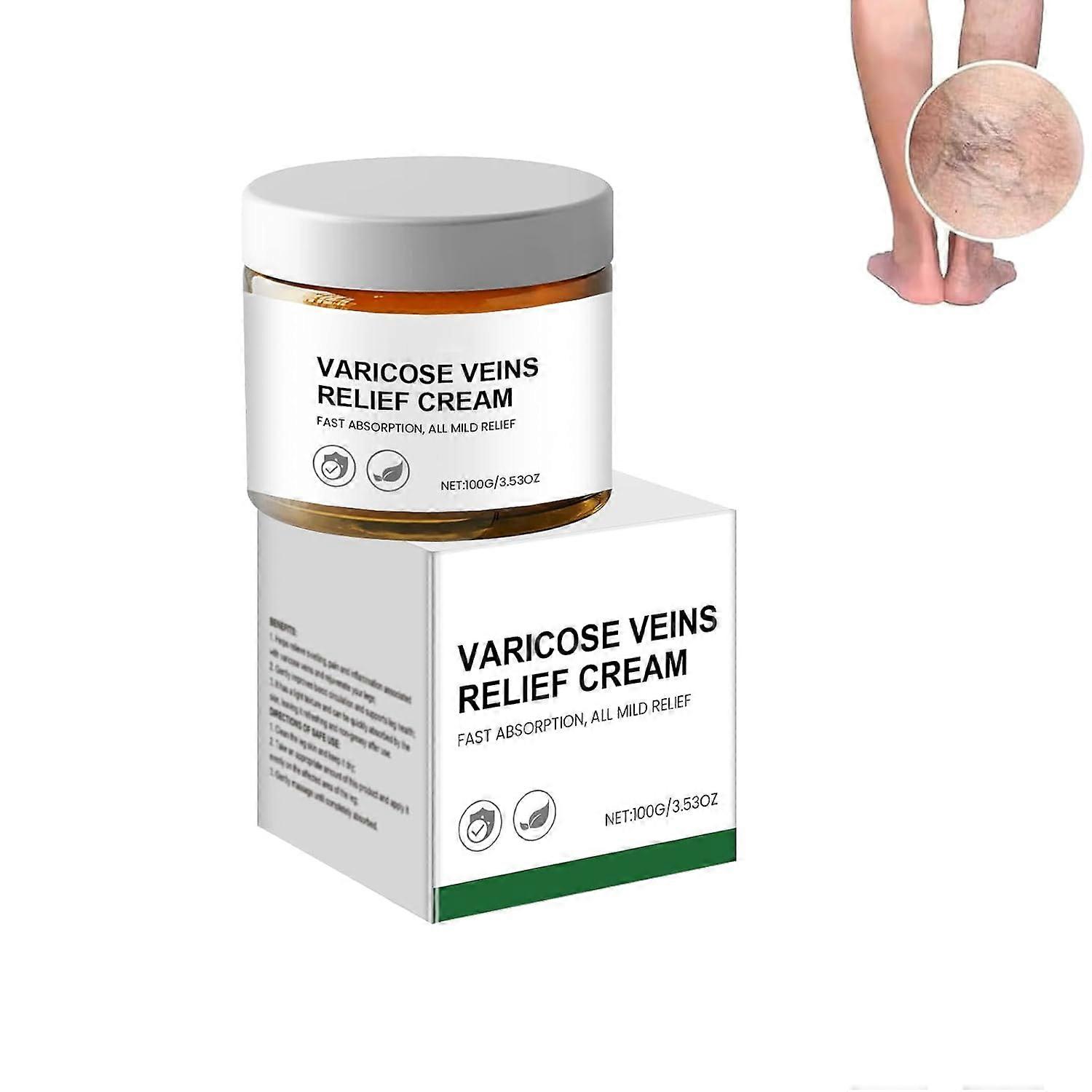 Varicose Relief Cream, Anti-Varicose Cream Varicose Veins, Anti-Varicose Soothing Cream, Varicose Relief Massage Cream For Legs, Capillary