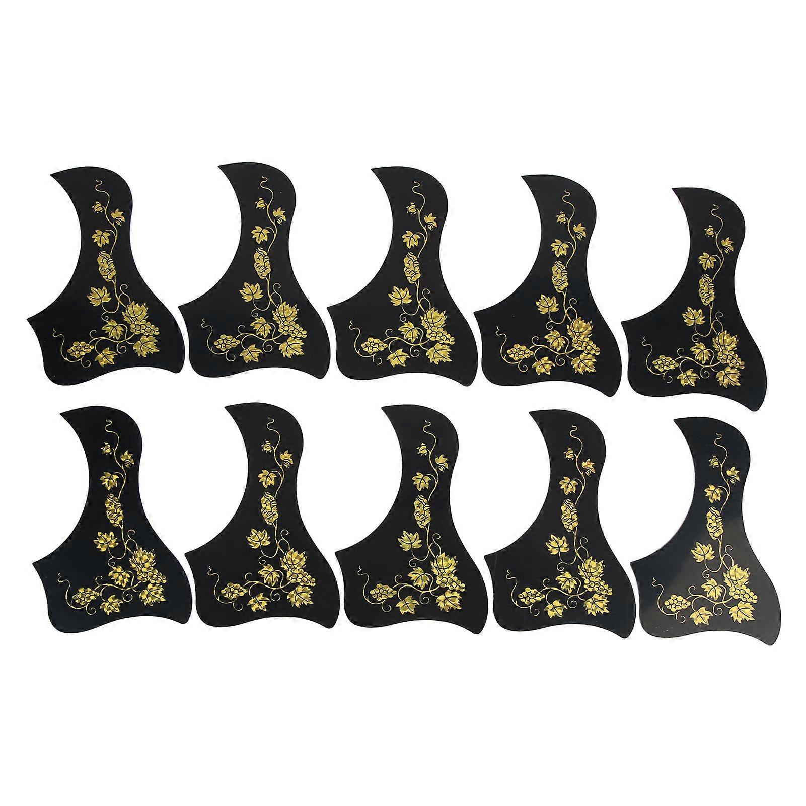 10 PCS Pickguard Pássaro em forma de uva padrão PVC Anti Scratch Guard para 40in 41in Guitarra acústica