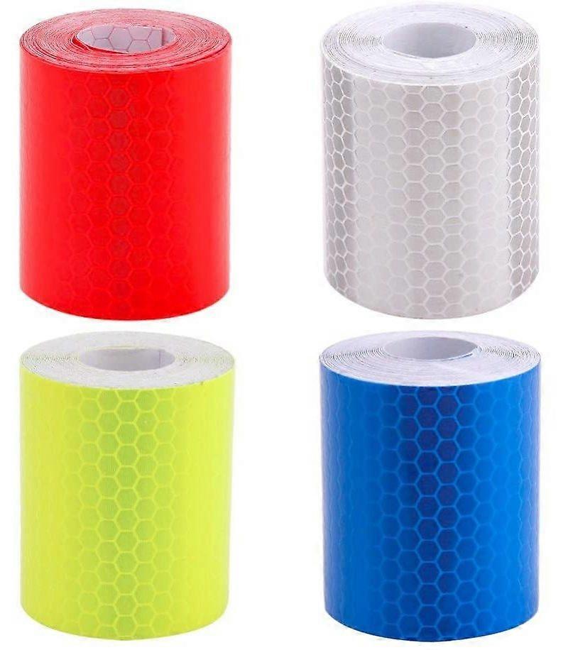PIAO Roll Reflective Tape Adhesive Tape, Reflective Tape Safety Warning Tape, Car/Motorcycle/Bike/Night Activity