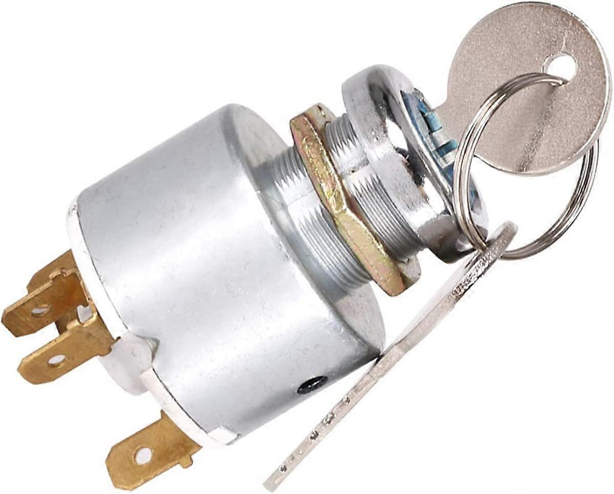Serrure de contact universelle 12V 3 positions ON OFF interrupteur de commande d’allumage avec clé