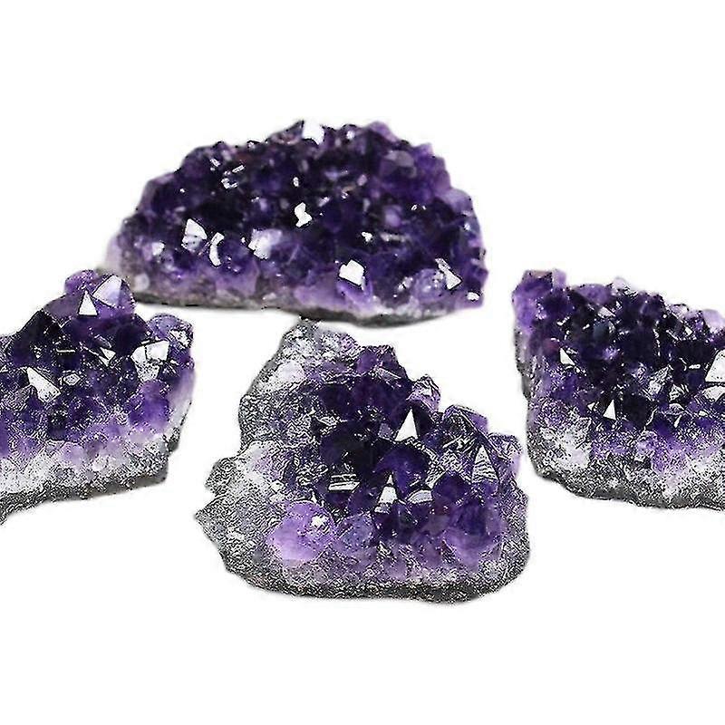 Amethyst Block Raw Stone Demagnetization Purification Mineral Specimen Ornament