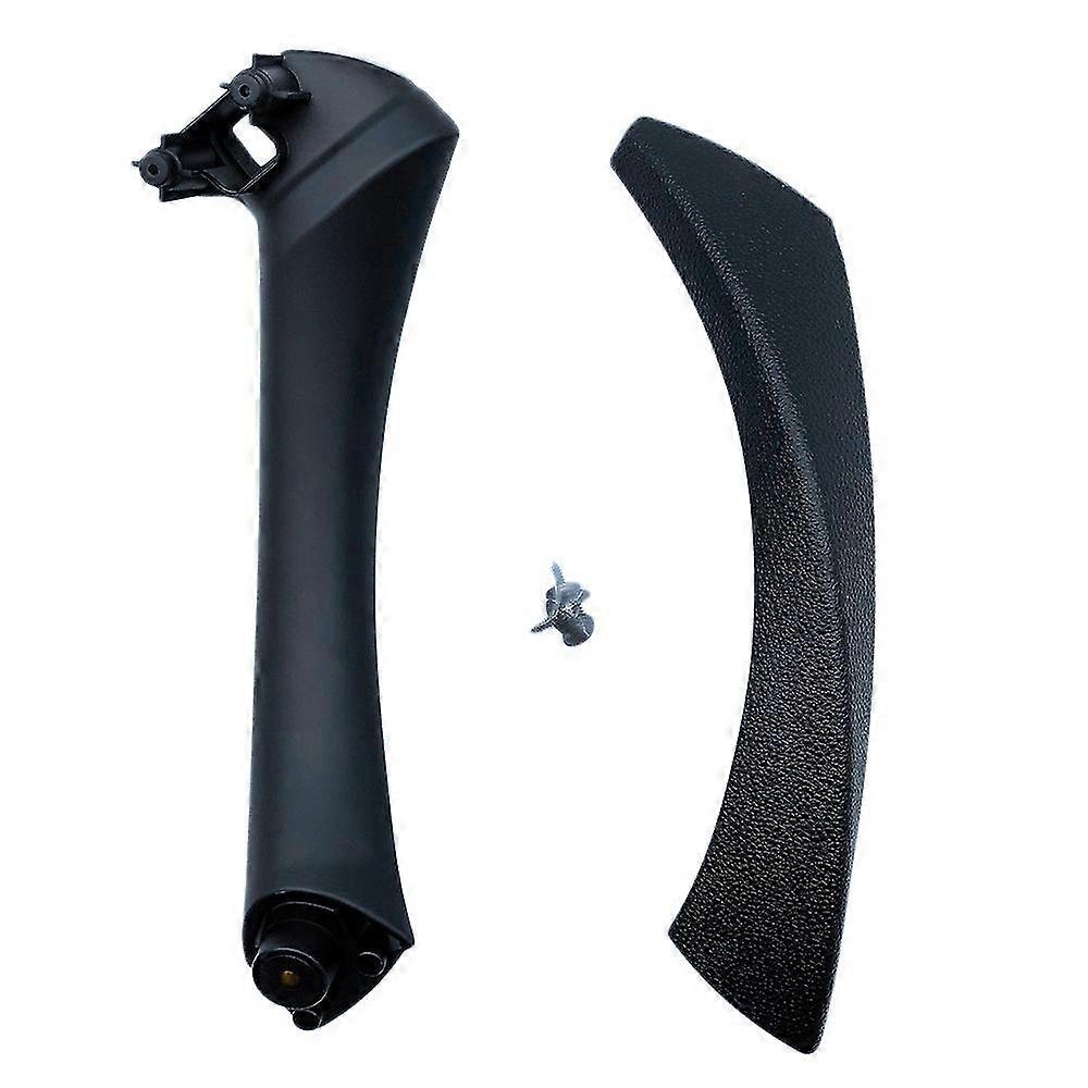 Car Right Interior Door Pull Handle With Cover Replacement For 3 Series E90 E91 E92 2004-2012 Black-In stock