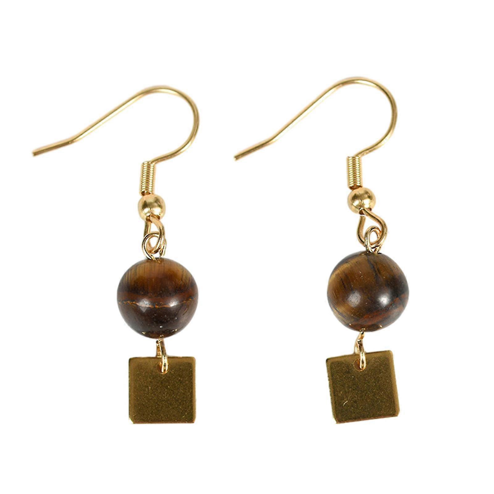 Cristales Gravas Pendientes redondos Encantadores accesorios para los oídos con estilo para ir de compras