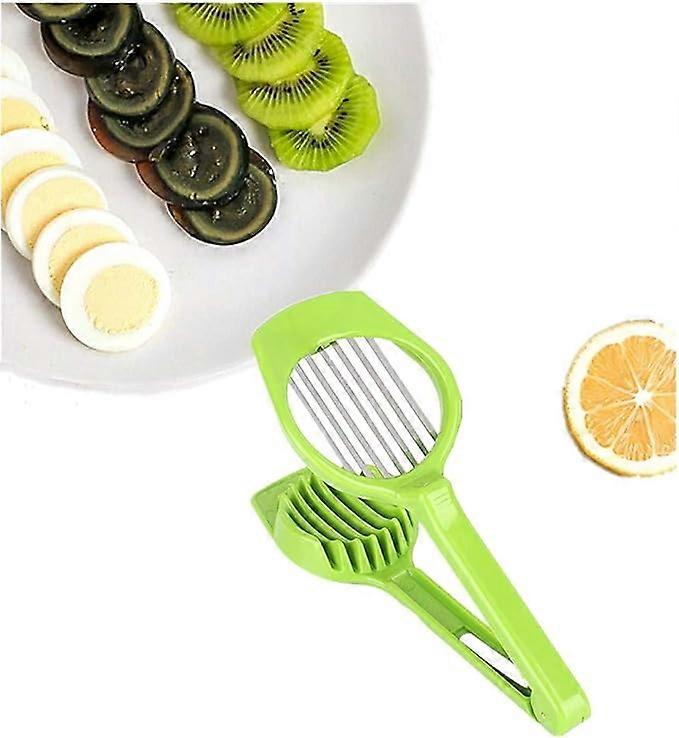 Egg Slicer,Small Kiwi Fruit Banana Slicer Strawberry Egg Cutter Multi Purpose Slicer Kitchen Essential Cooking Tools