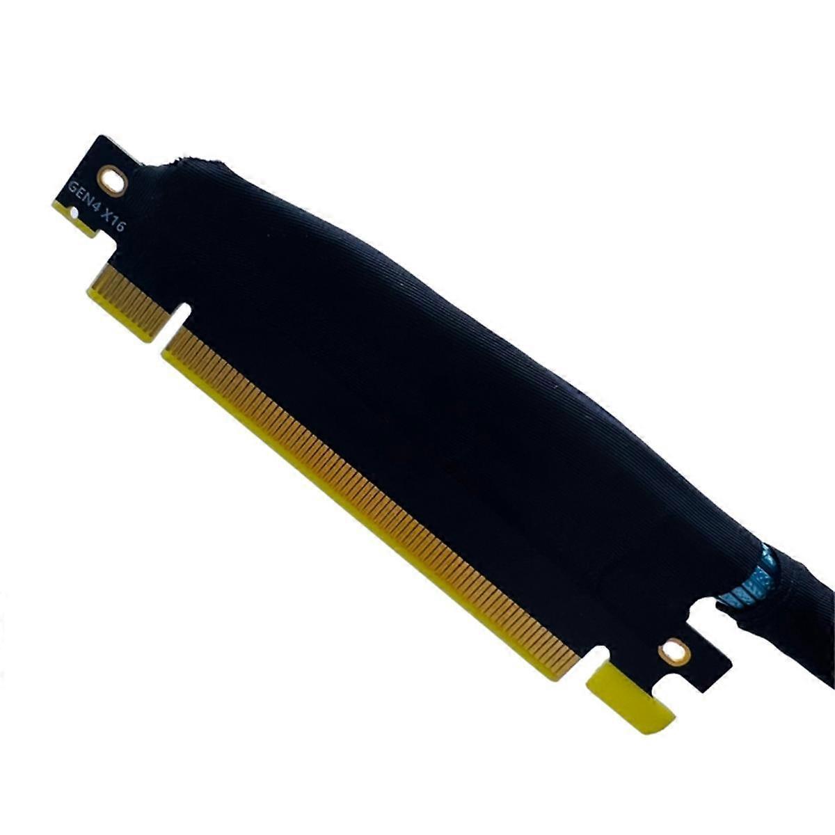 PCIE 4.0 X16 GPU-server grafikkort forlengelseskabel vevd nettingkabelbunt Right Out GEN4 Extens