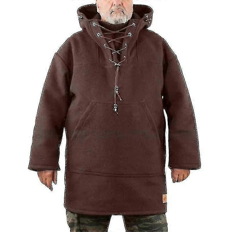 الشتاء الرجال الترفيه سترة مقنعين الصوف معطف ثقيل وقميص من النوع الثقيل