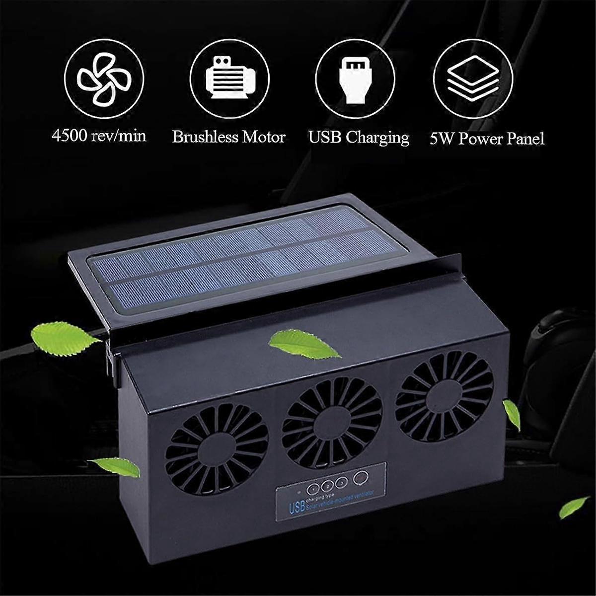 Window Exhaust Fan For Car Car Window Exhaust Fan – 3 Fans, 4000