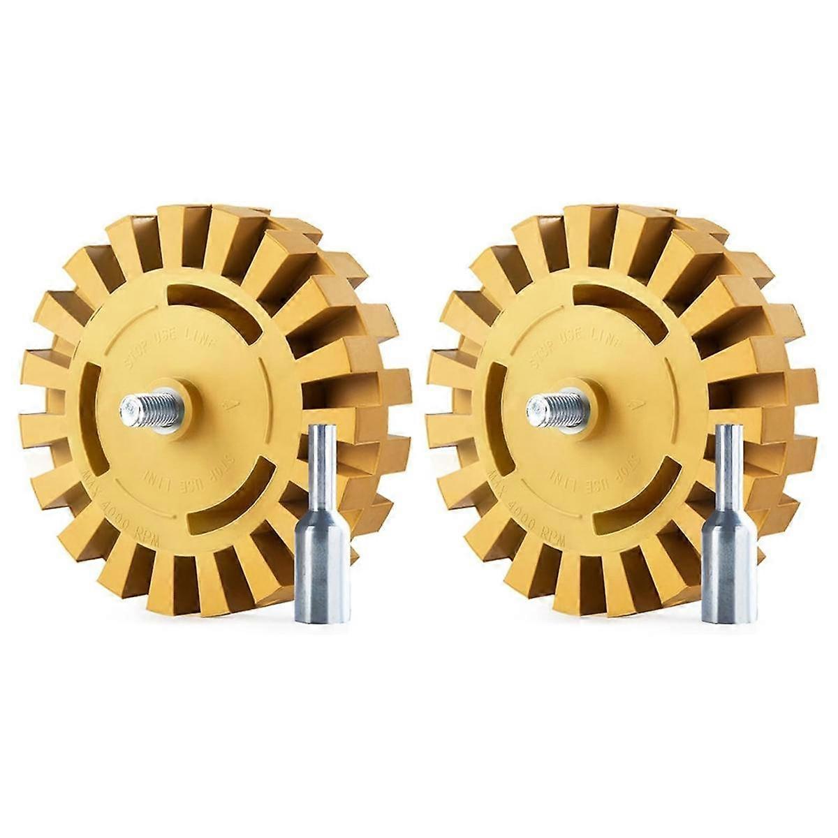 Decal Remover Eraser Wheel Rubber Eraser Wheel Wheel Remover Disk Eraser Wheel Tool Kit for Car