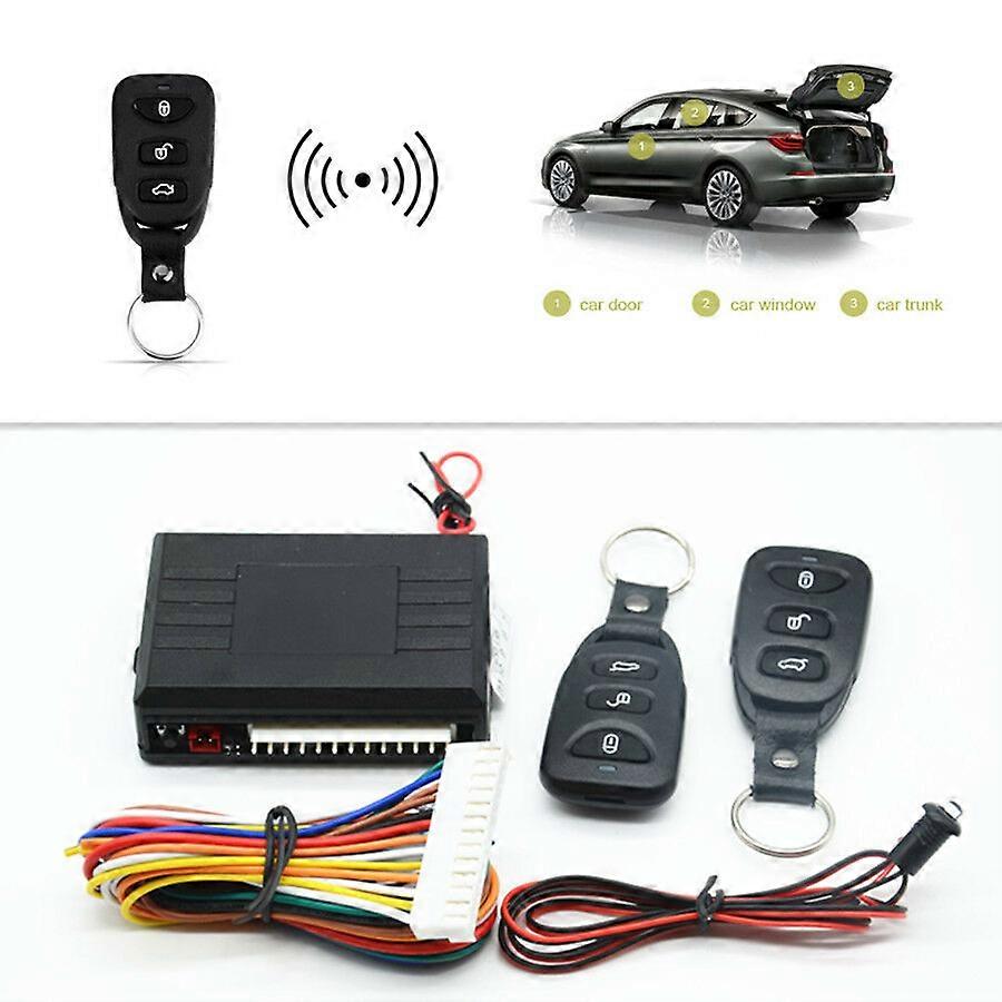 12V Universal Car Alarm Systems Auto Remote Central Kit Door Lock Keyless Entry System Central Locking With Remote Control