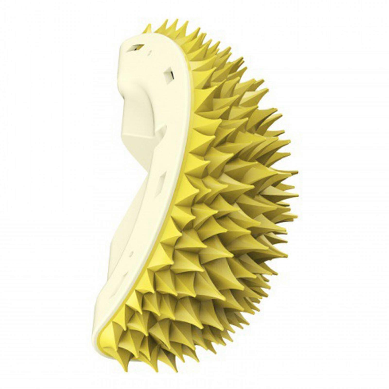 Yellow/Green Durian Shape Itching Comb for Cat Mutlipurpose Pet Teething Toys Pet Product