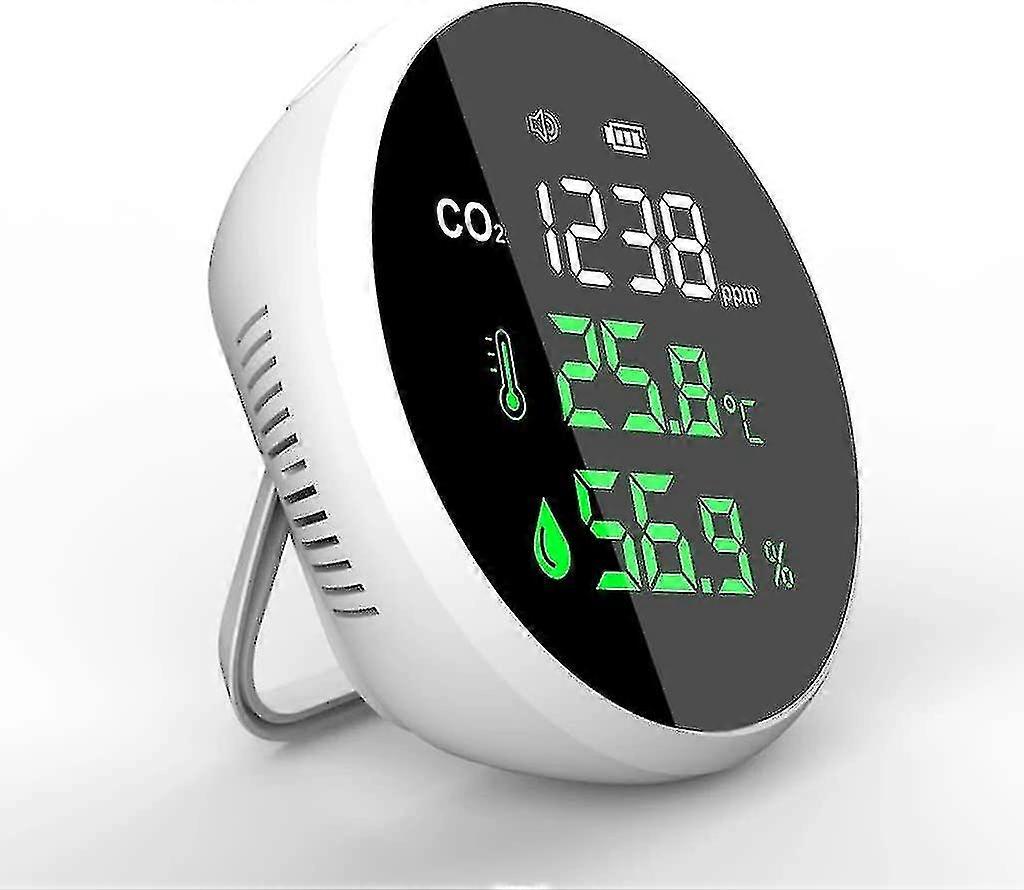 Co2 Er Co2 Meter Temperature Humidity Er Detector Functal High