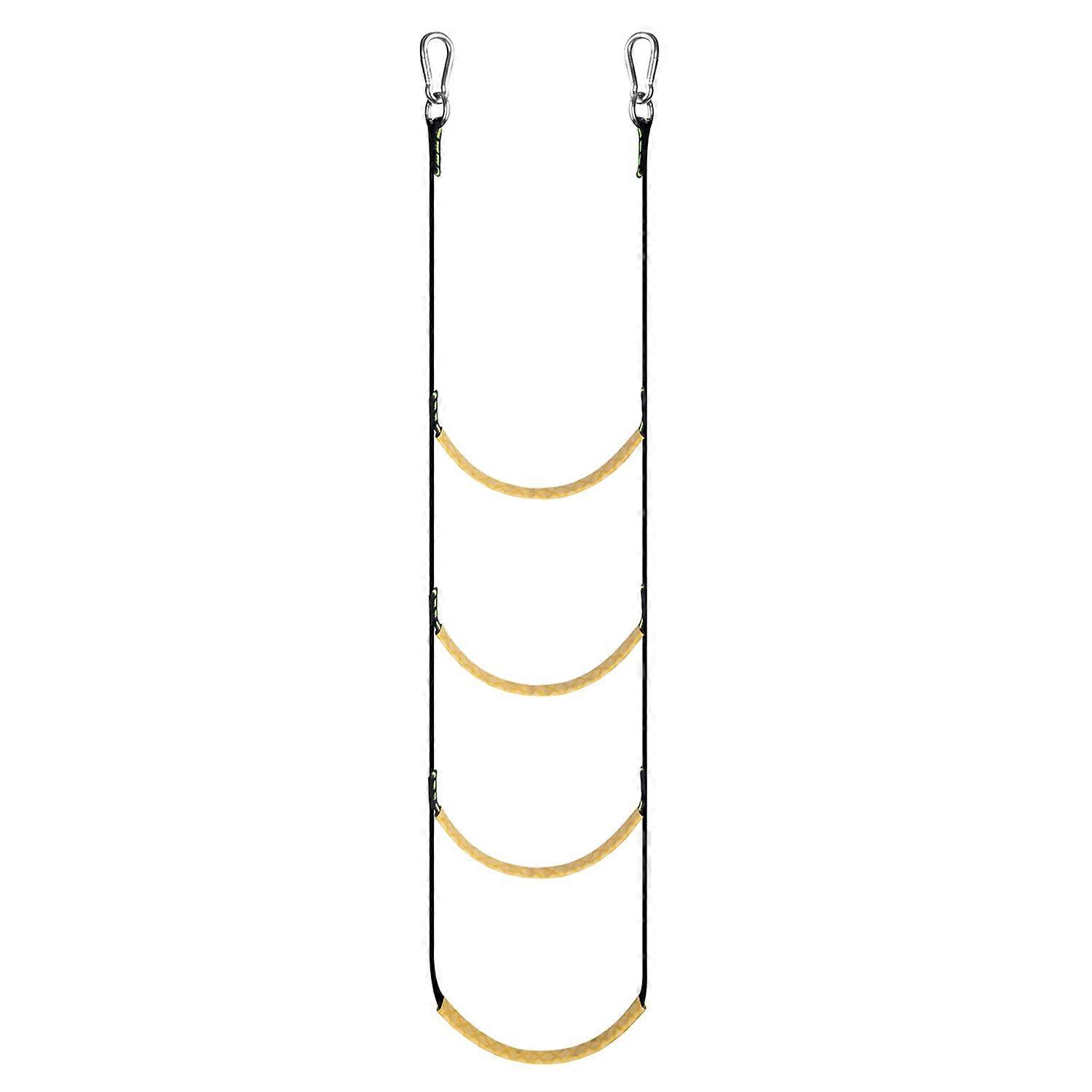 4 Step Boat Rope Ladder,Portable Boarding Ladder,Fishing Rope Ladder for Inflatable Boat, Kayak, Mo