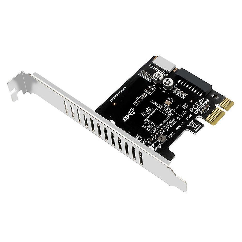 Pci Express Card Pcie to USB3 Type-E Front Type-C 19P Expansion Card Compatible Pci-E X1 X4 X8 X16