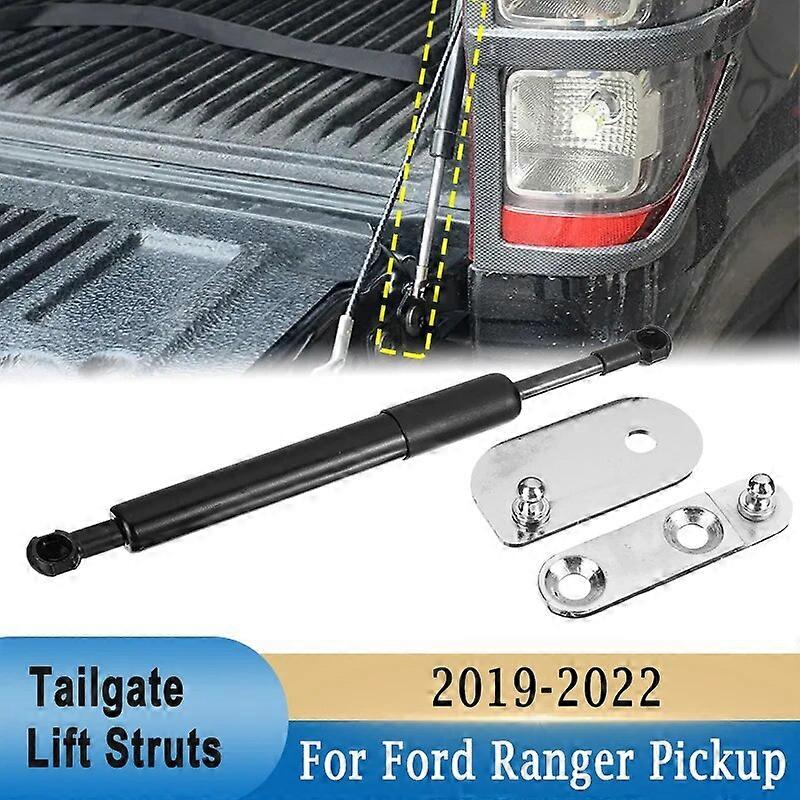 For Ford Ranger Pickup 2019-2022 Tailgate Assist Lift Shock Damping Support Struts Pickup Truck Door Assist Spring Soft Open