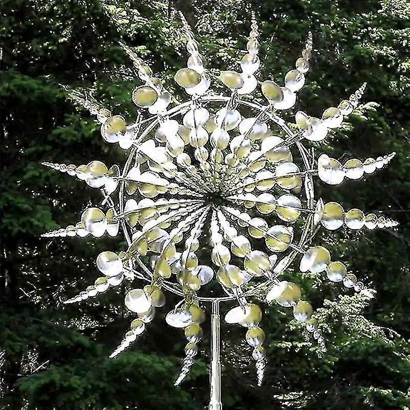 Outdoor Rotating Metal Wind Chimes