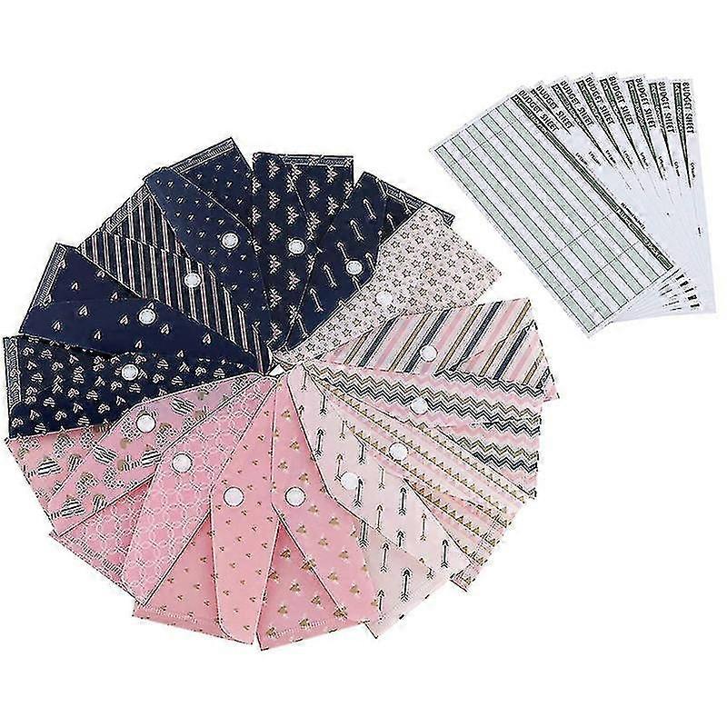 Envelopes Coin Envelopes Set With Snap Button Budget Sheet Sticker