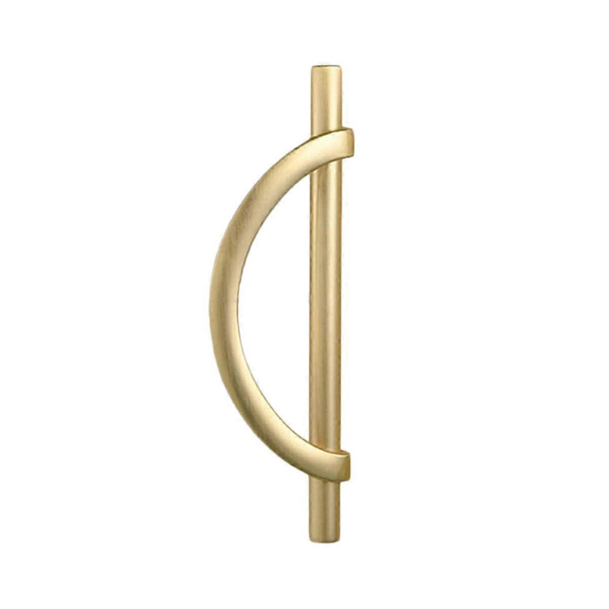 2Pcs Gold Cabinet Pulls Drawer Pulls Half Moon Shape Cabinet Pulls Drawer Dresser Handles Kitchen C