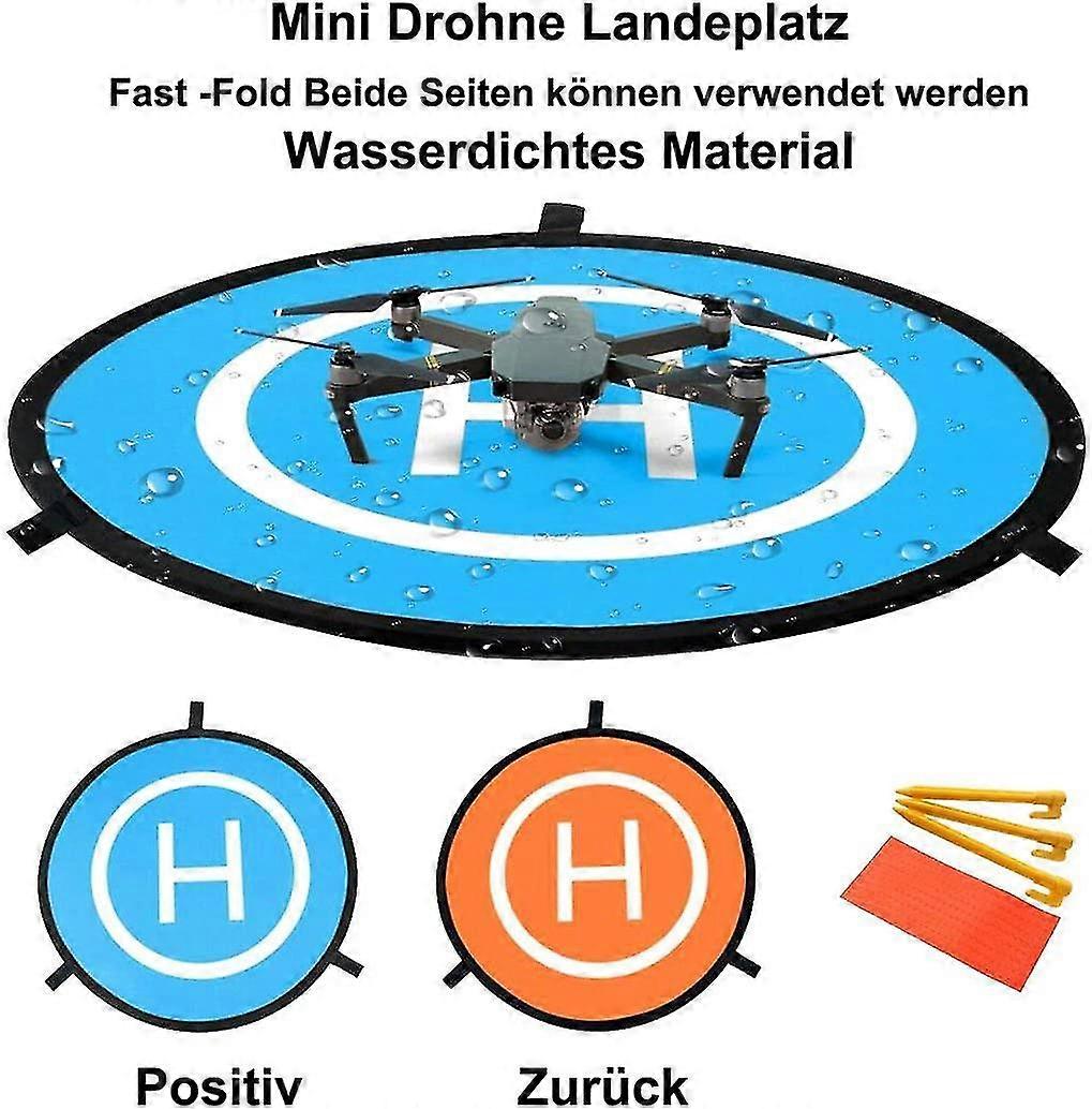 Drone Landing Pad, Universal Waterproof Portable Foldable Landing Pads For Rc Drones Helicopters 55cm
