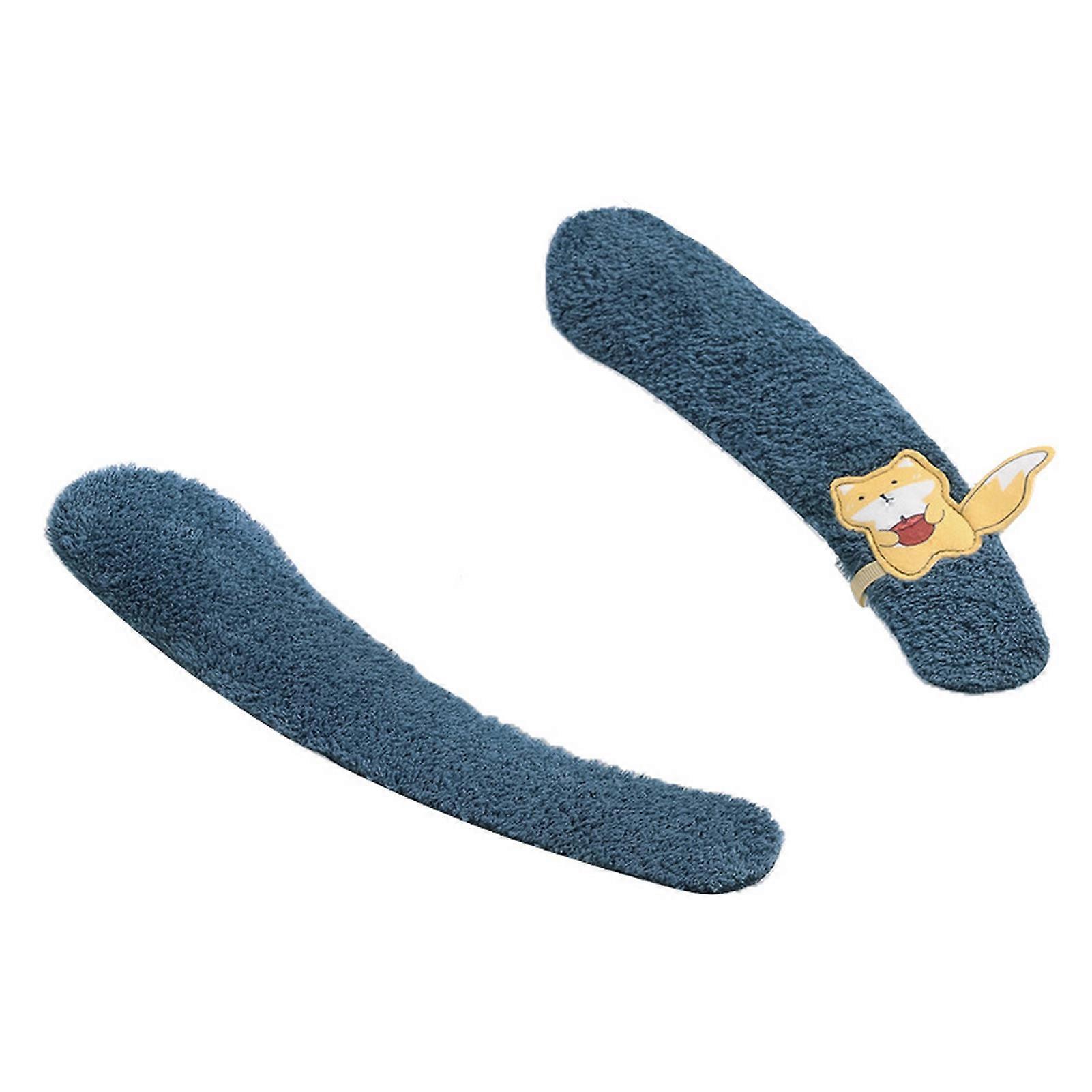 1 زوج وسادات مقعد المرحاض فائقة النعومة قابلة للغسل ودية للبشرة مقطوعة بحرية نمط الكرتون الحفاظ على دفء الفانيلا مقعد المرحاض وسادات أكثر دفئا غطاء الوسائد مع 