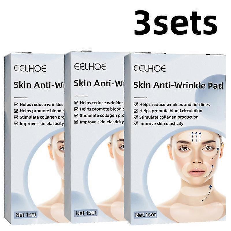 Patchs en silicone réutilisables Anti Rimpel Pads Silicone Wrinkle Removal Autocollant Visage Front Cou Yeux Autocollant Soins de la peau