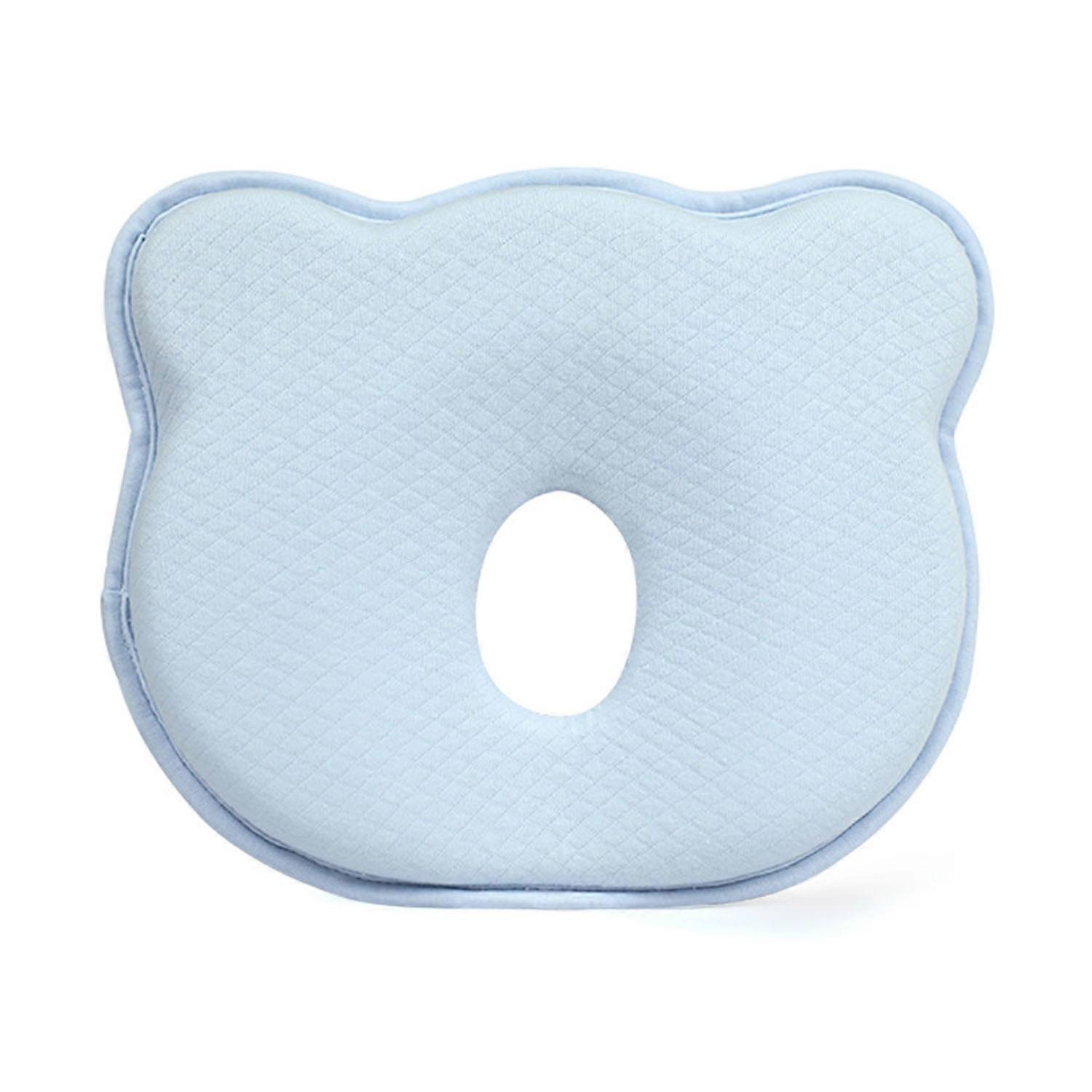 Blue soft neck pillow for children