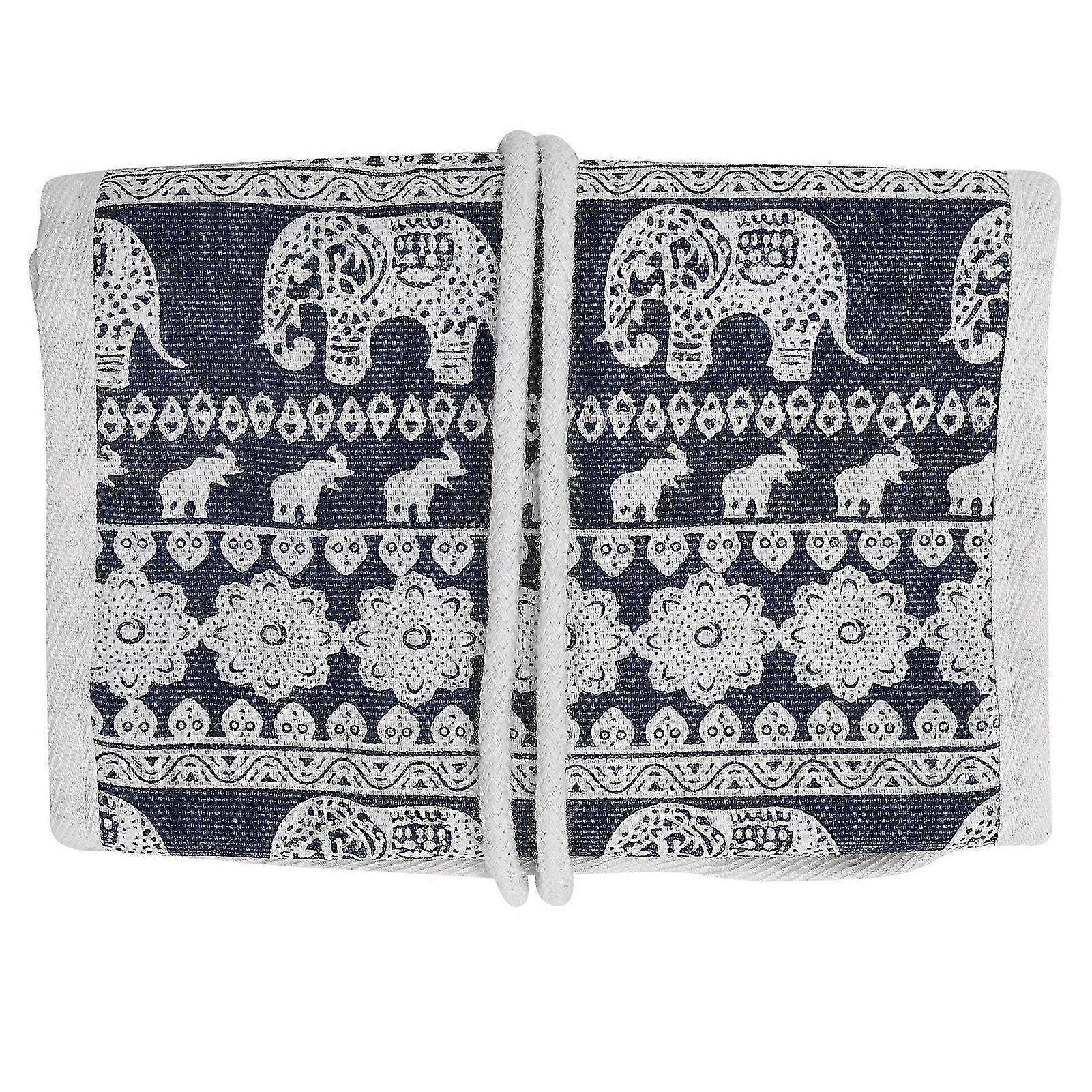 Knitting Needles Case Empty Crochet Hooks Storage Bag Knitting Needle Storage Zipper BagElephant