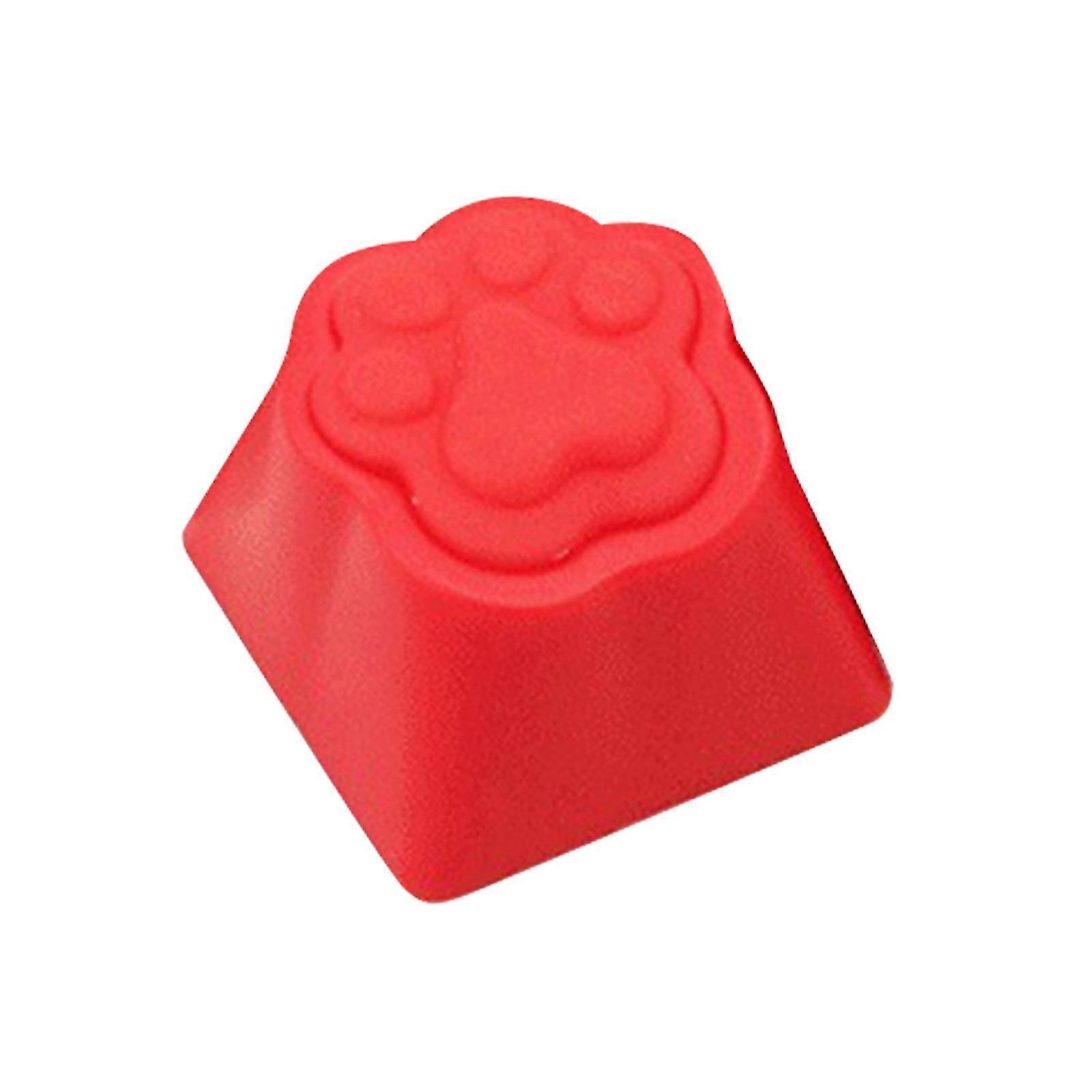 Single Cute For Cat Claw Keycap For Mechanical Keyboard Soft Kitty Paw Cute Keyc