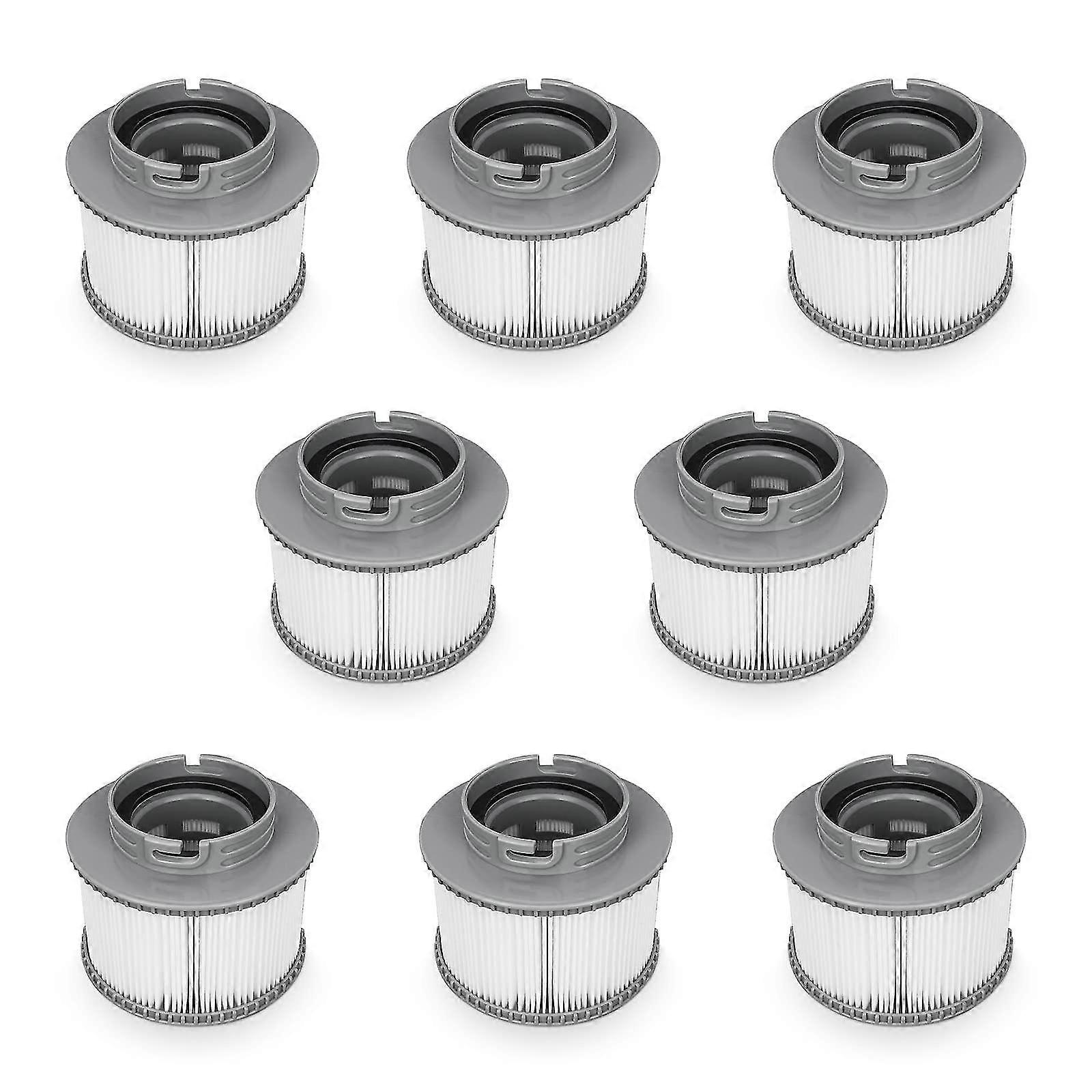 Lafiucy Replacement Filter For Mspa Fd2089, Filter Cartridge Pump For Swimming Pool Hot Subs And Spas, 8pcs