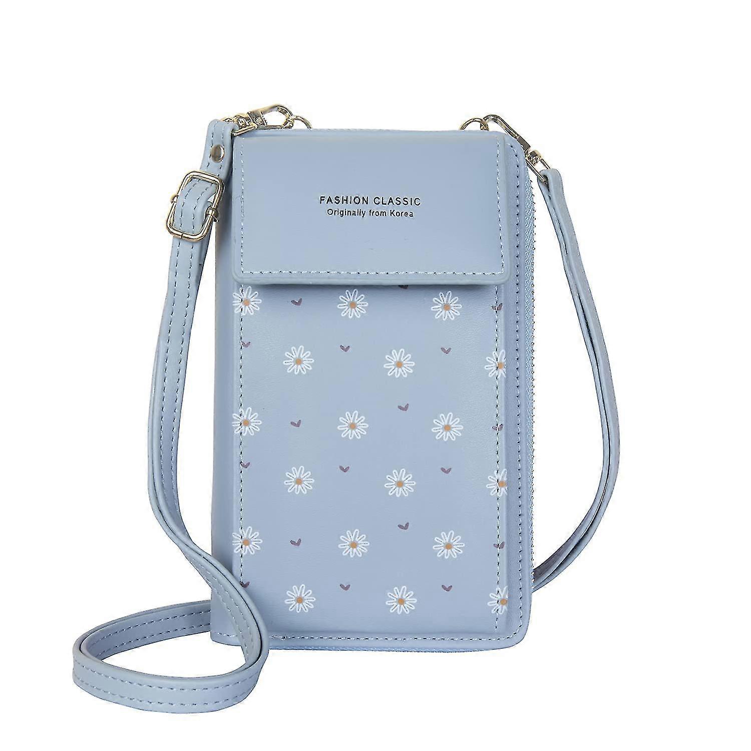 women's cell phone purse(blue)