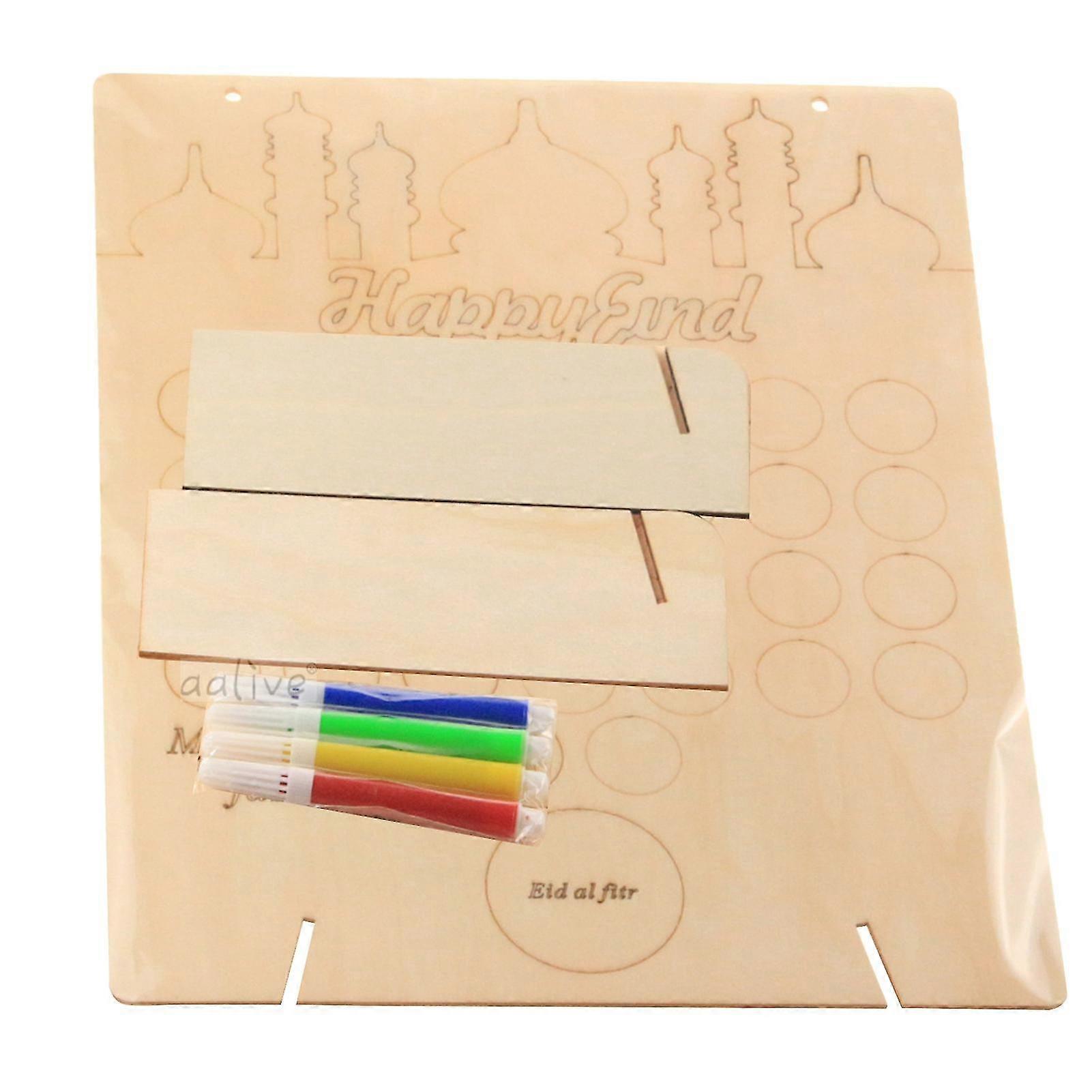 1 sett attraktiv nedtelling kalender solid farge advent