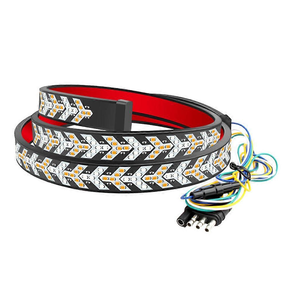 12V 24V Car Brake Turn Signal Trunk Flexible LED Strip Light Tail Reverse Light For Jeep Cargo Pickup SUV LED Tail light