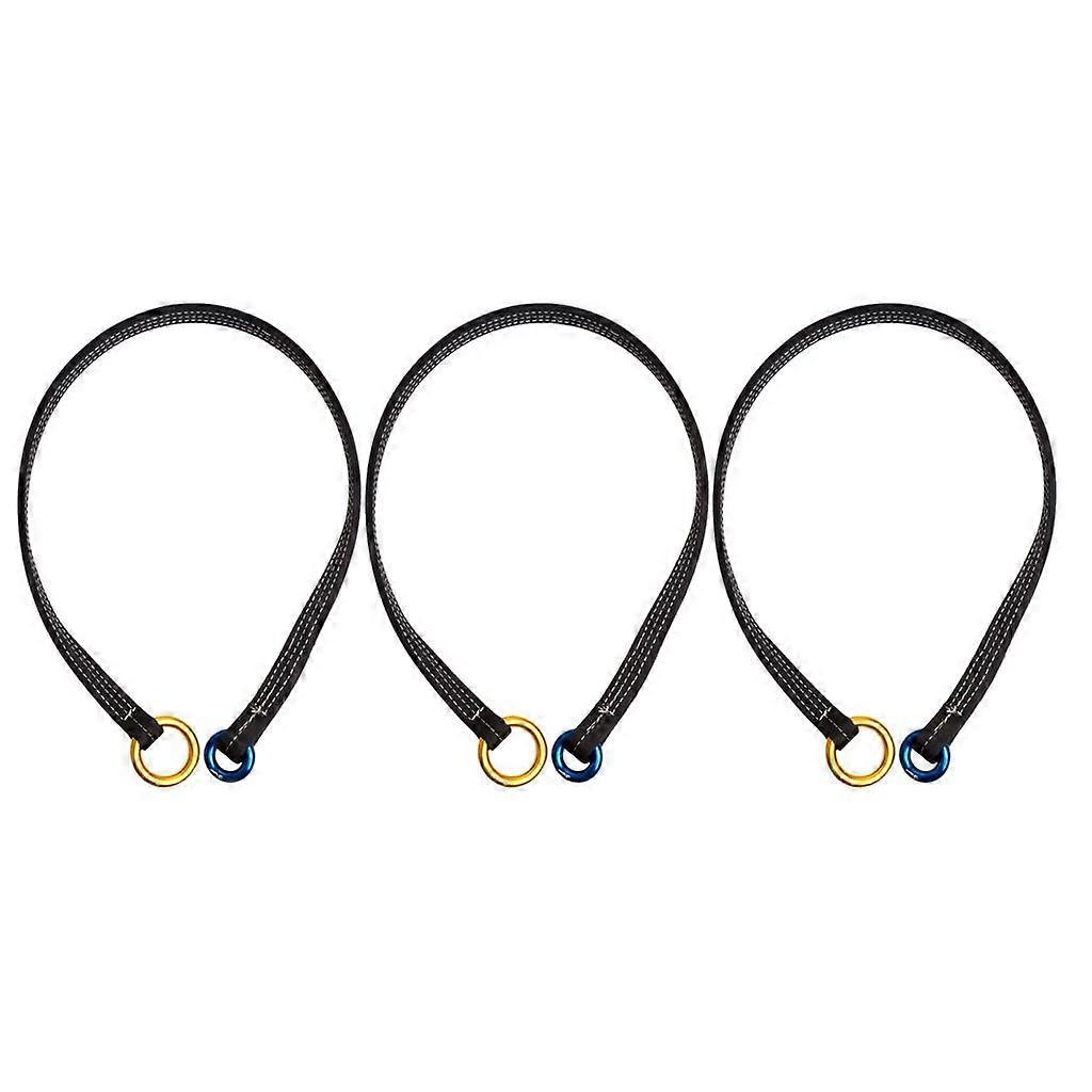 3 Pieces 120cm Rope Friction Saver Sling Loop Webbing for Climbing Tree