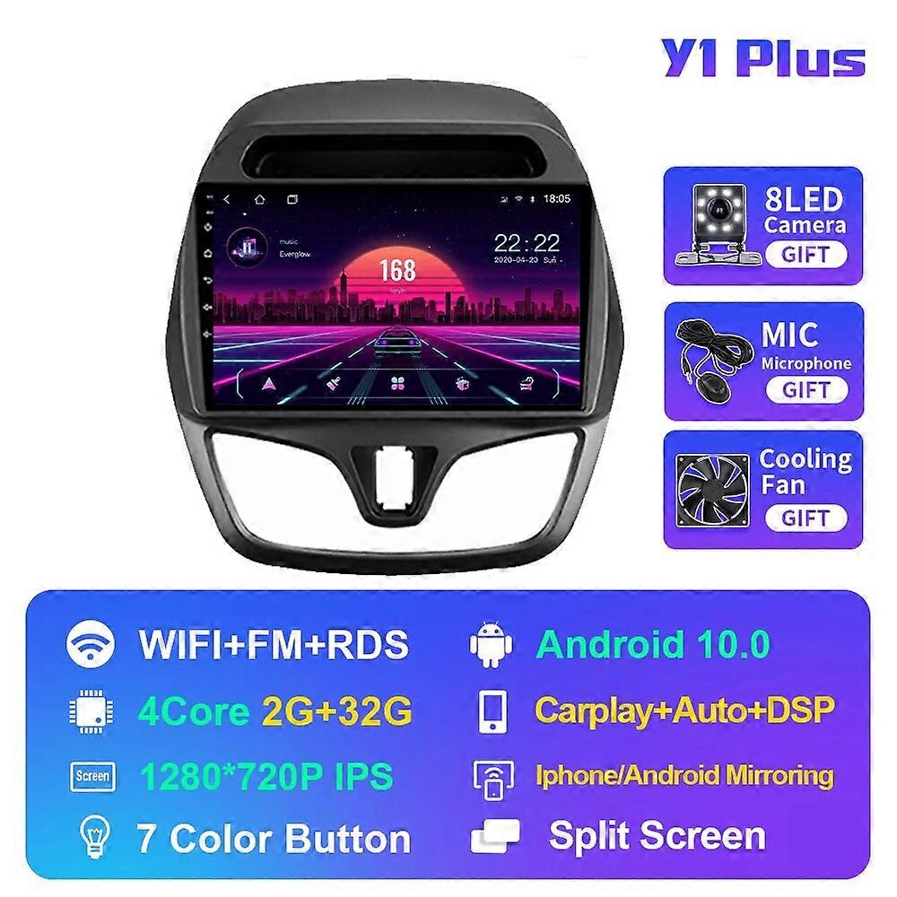 2din Autoradio für Chevrolet Spark 2015-2018 Player DVD GPS Stereo IPS Bildschirm 4G Wifi Carplay Auto Android10 Multimedia