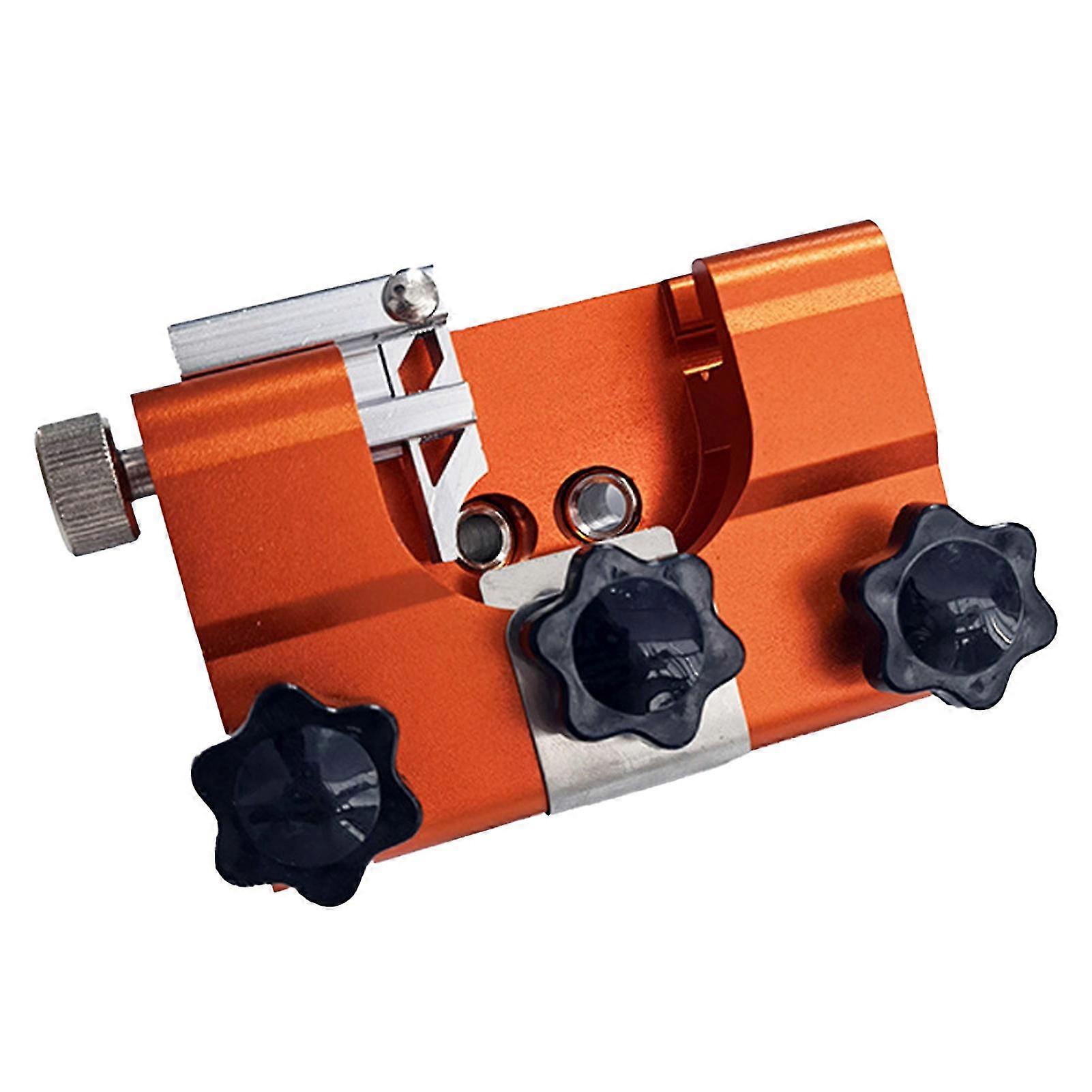 Chainsaw Sharpener with Wrench Screws Compact Size Portable Manual Operated Chainsaw Teeth Sharpening Jig Kit