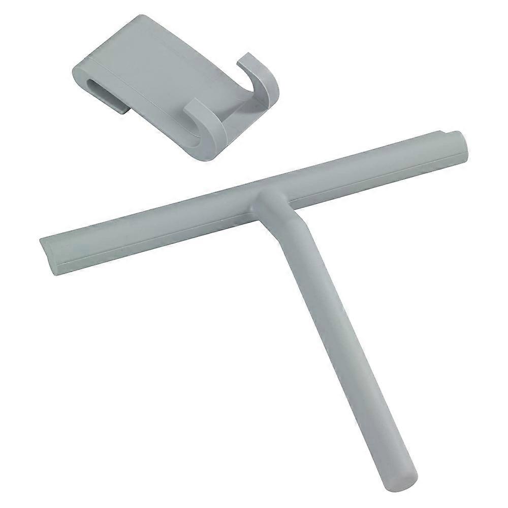 Shower Squeegee with Hook and Silicone Blade, Effective Rubber Blade