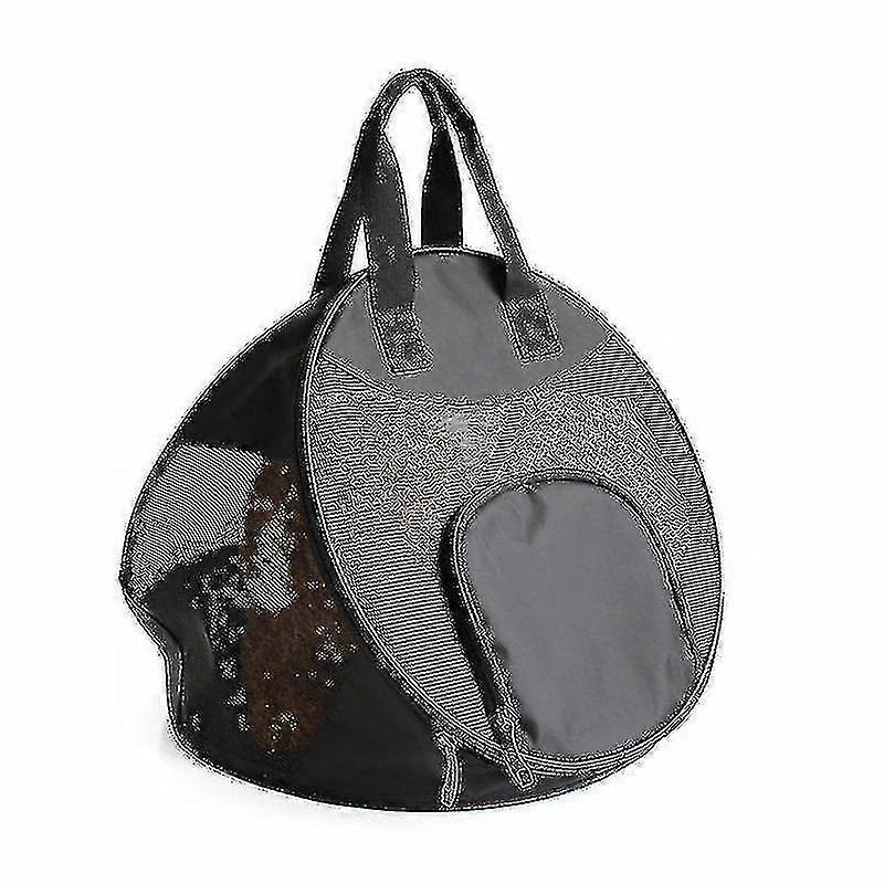 Multifunctional Folding Pet Handbag Portable Outing Package Pet Supplies(black)