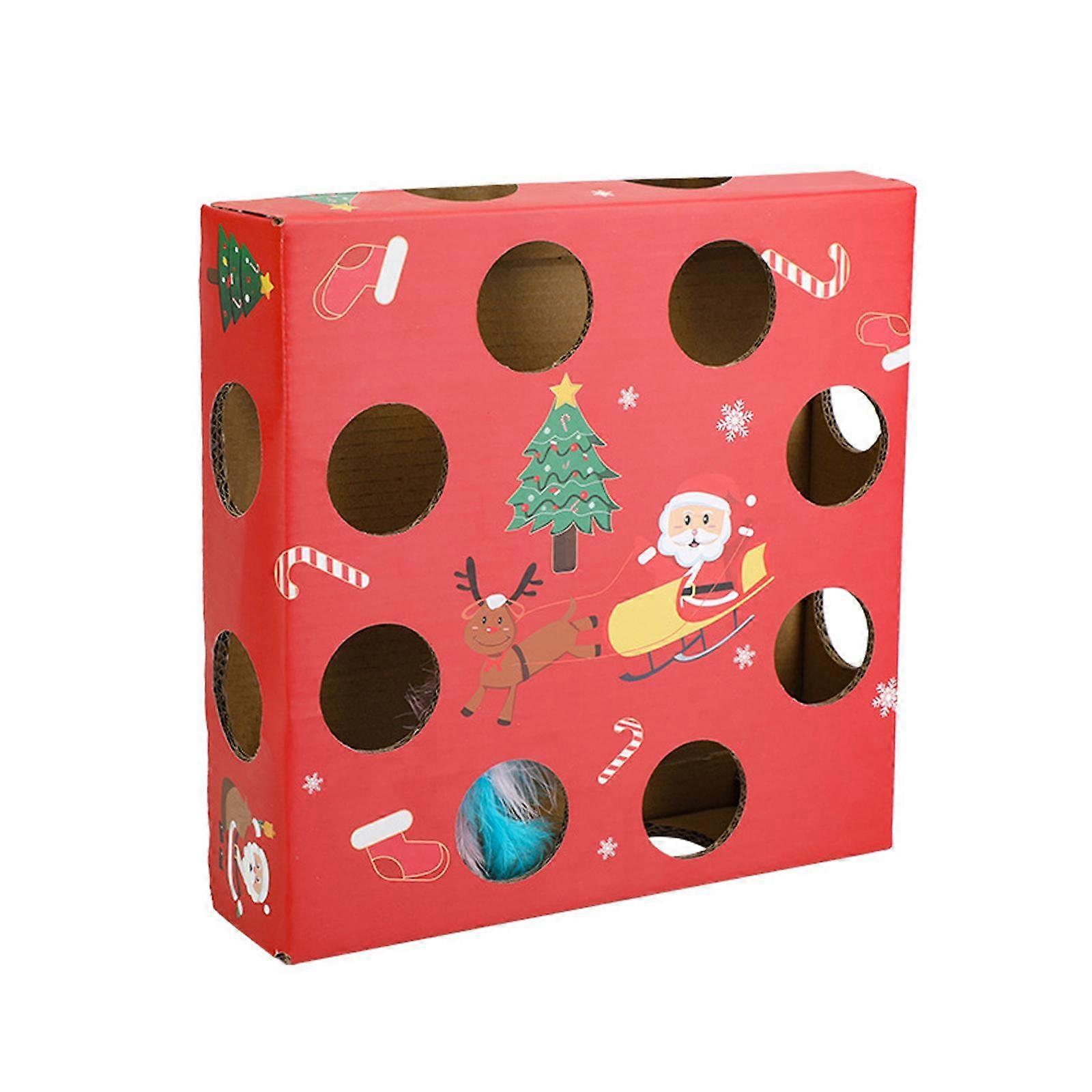 Smart Interactive Cat Toy with Hole Play Fun Kitten Automatic Teaser Cat Toy