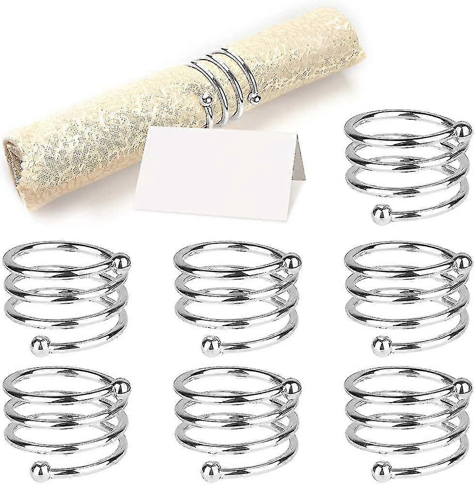 ナプキンリング、8 PCs装飾ナプキンリングセットスムーズナプキンリング家族