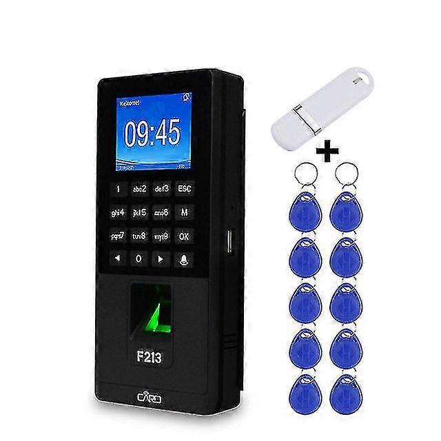 Fingerprint Door Access Control System Software Rfid Keypad Tcp/Ip/Usb Biometric Time Clock Attendance Machine + U Disk +Keyfobs