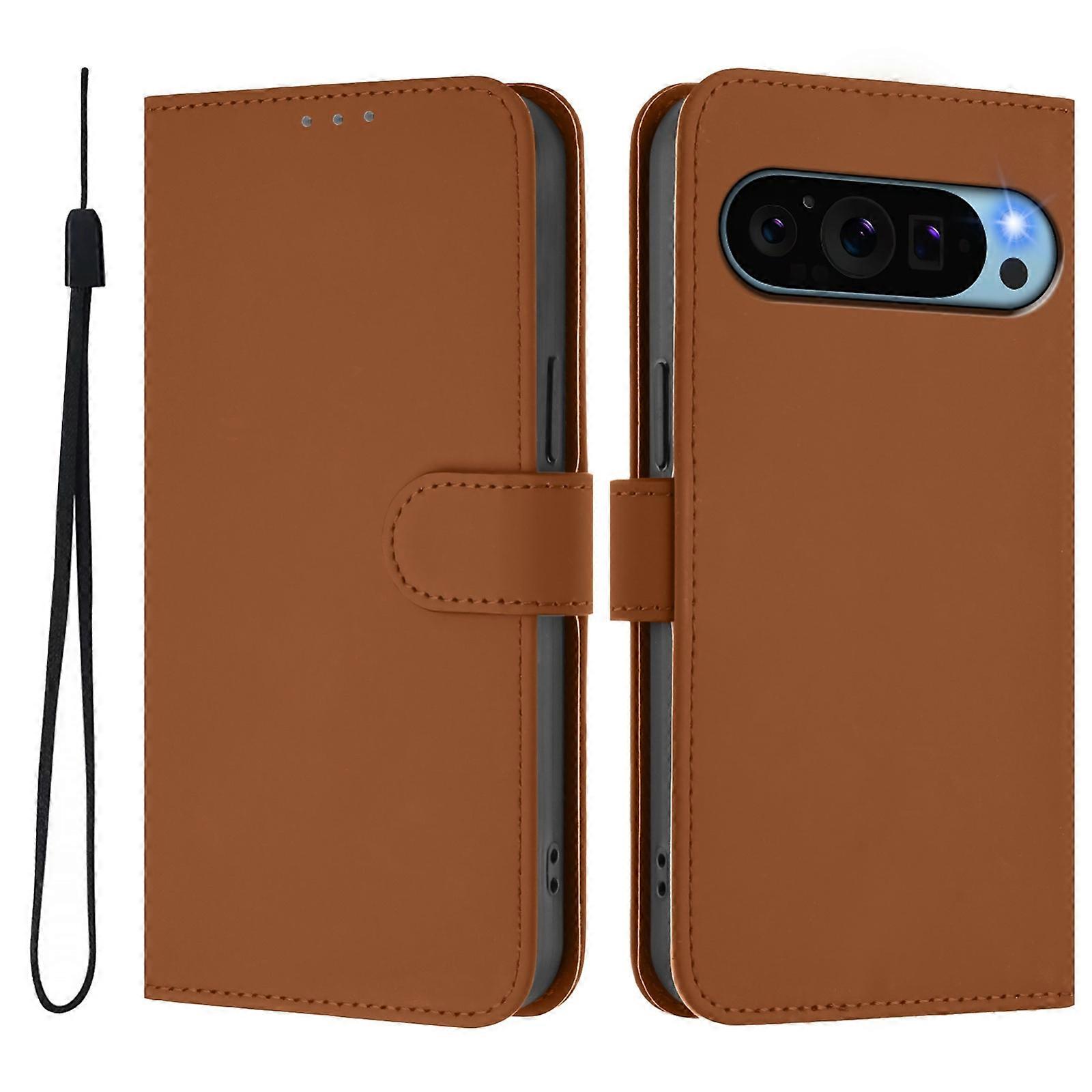 Skin Feel Leather Case For Google Pixel 9 Pro XL