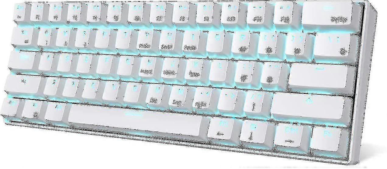 Rk61 60% Wireless Mechanical Gaming Keyboard, Ultra-compact Bluetooth Mechanical Keyboard With 10 Hours Of Battery Life And Blue Switches, Compatible