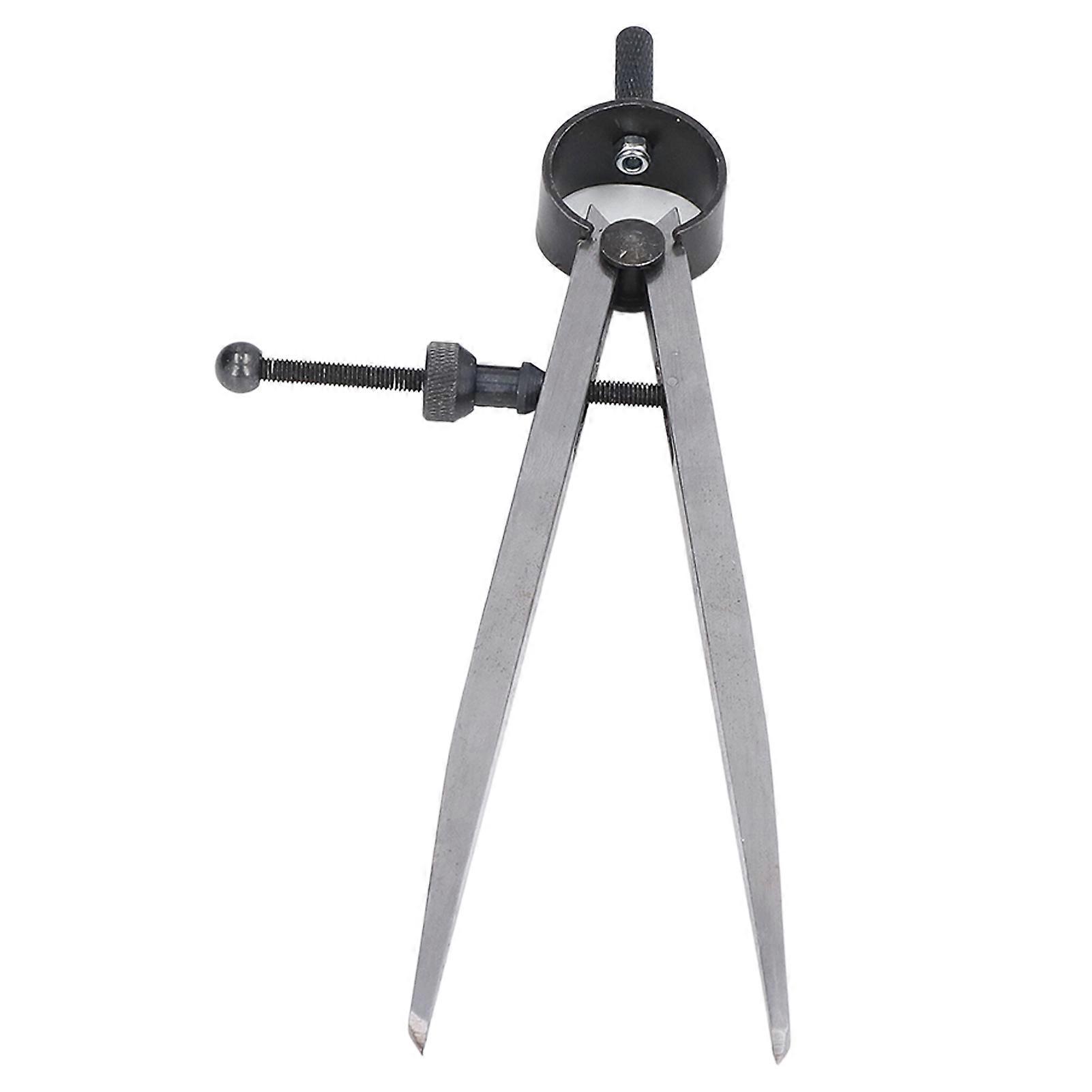 Flat Leg Spring Marking Gauge Woodworking Dividers Carbon Steel Spacing Gauge Compass Caliper with Fast Spring Nut