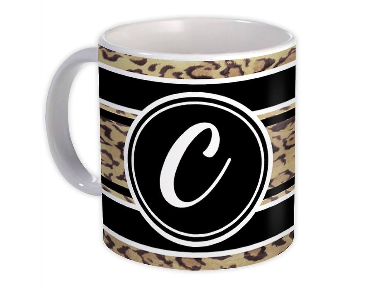 Gave krus: Monogram Brev C Gepard