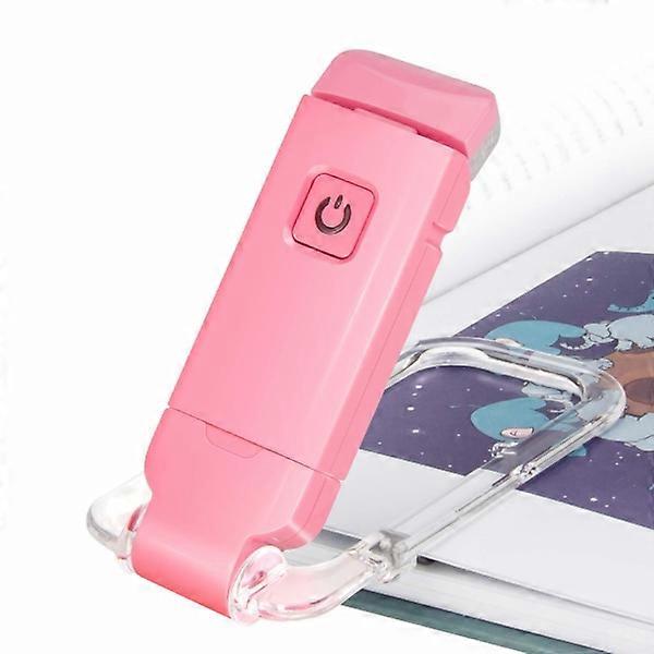 LED Book Lights, Rechargeable Reading Light on Books for Bed Reading, 2 Brightness Settings for Eye Protection