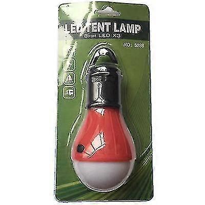 Outdoor multifunctional camping emergency light, hook type mini waterproof LED tent lightRed