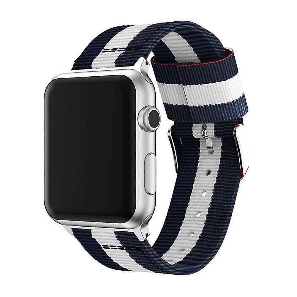 Iwatch Band Compatible Apple Watch, Fine Woven Nylon Replacement Band