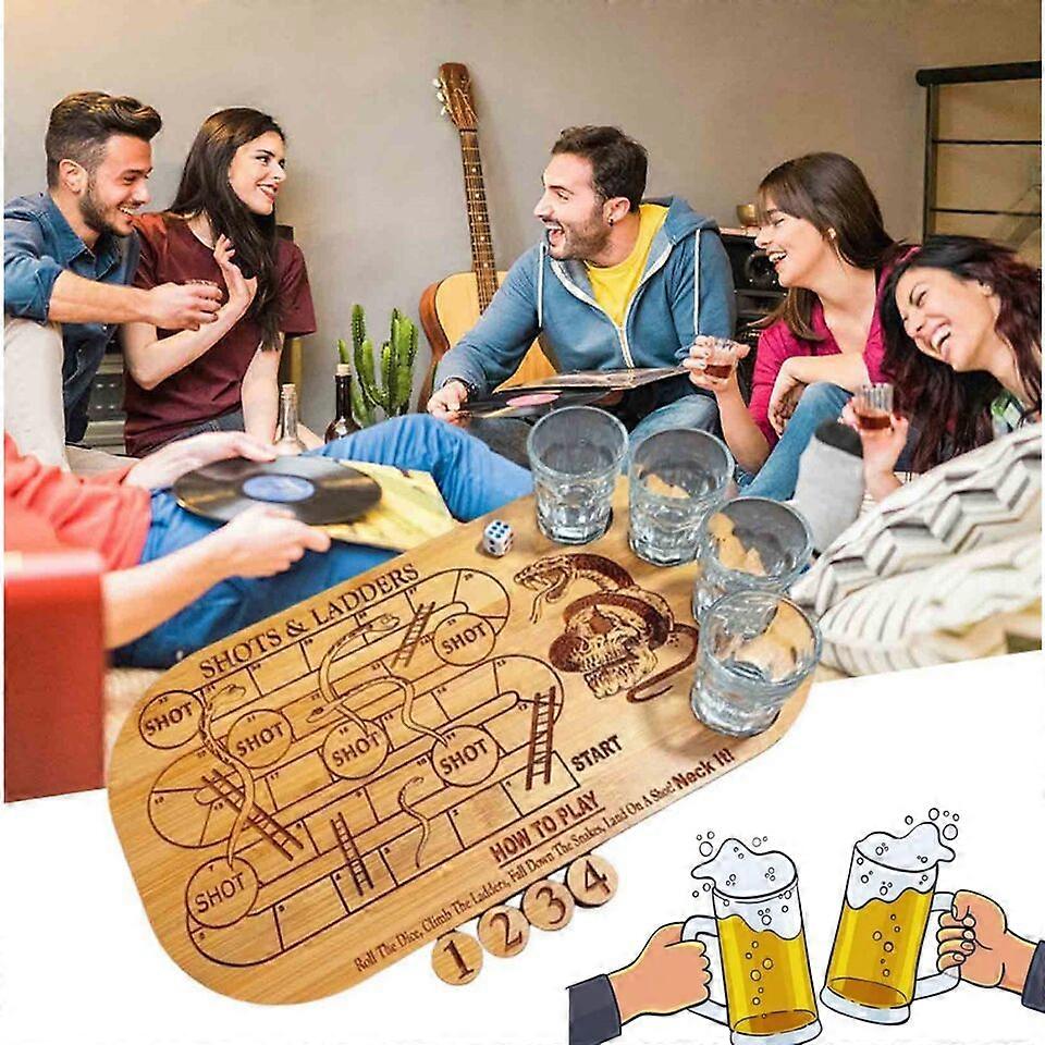 Drinking Game- Shots & Ladders Drinking Game Table To,100% NEW