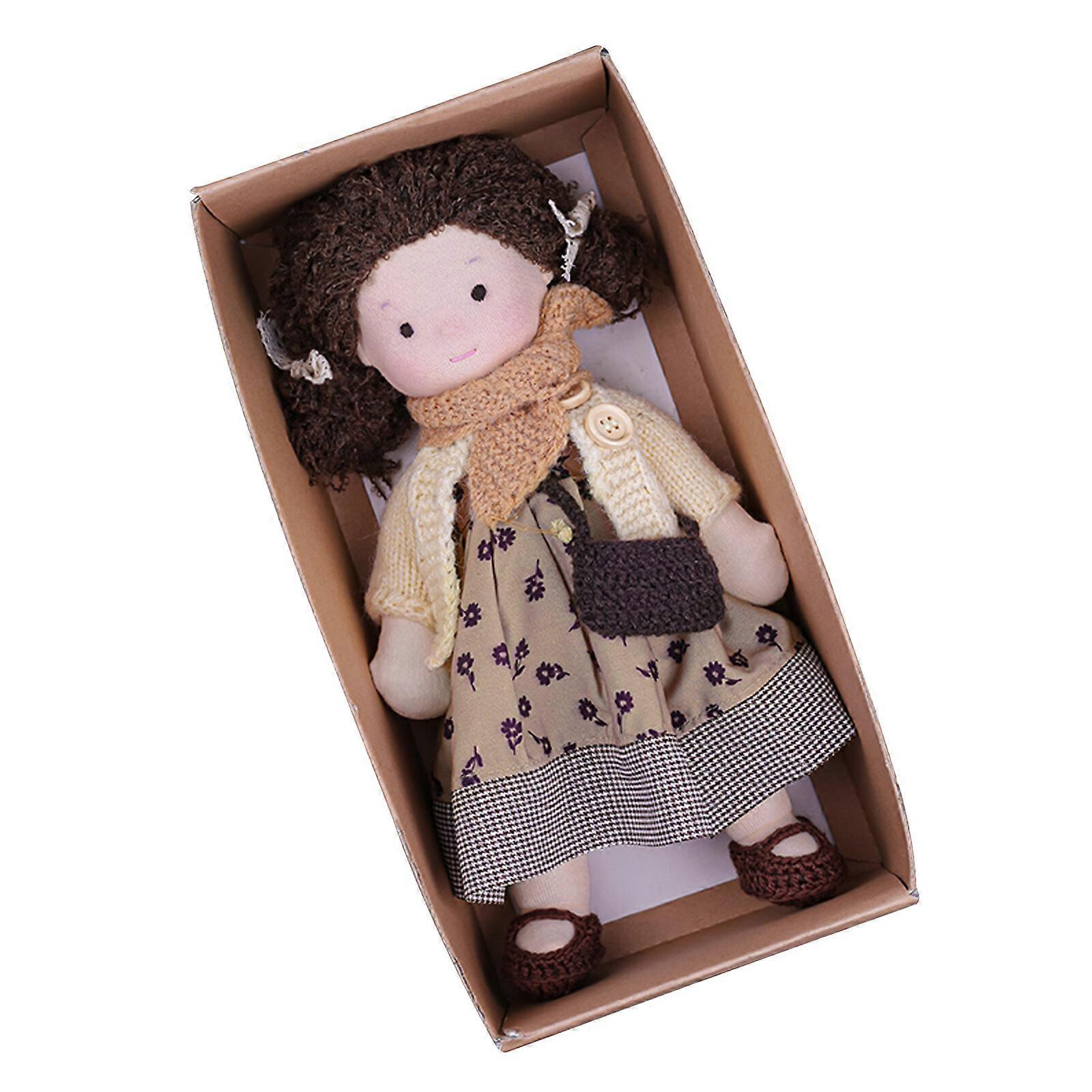 手作りクリエイティブドールキッズぬいぐるみ人形美しい綿ぬいぐるみ人形女の子ぼろきれAuspiciou、100%新品