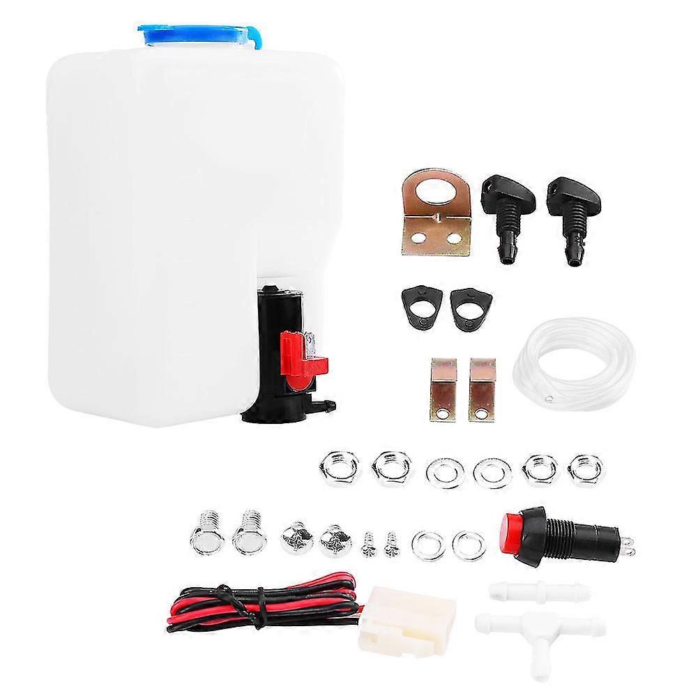 Universal 12V Windshield Washer Pump Kit for Classic Cars