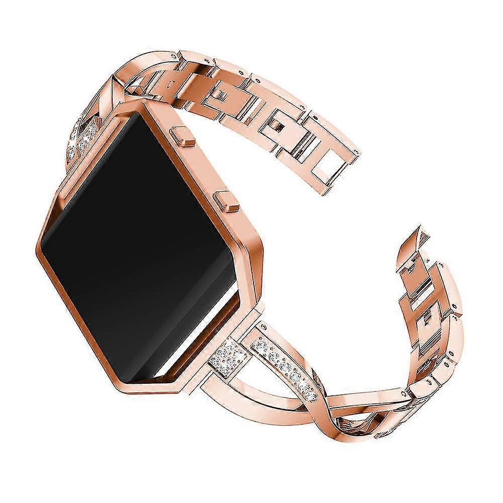 Rhinestone Bling Replacement Accessory Watch Band Strap For Fitbit Blaze